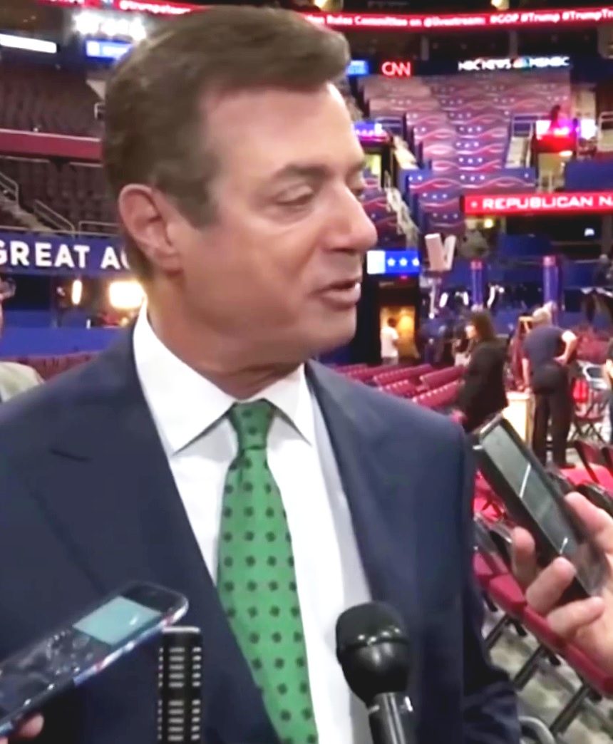 Paul Manafort at the 2016 Republican National Convention in Cleveland
